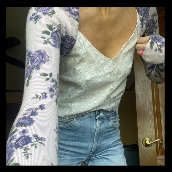 RARE GUIZIO Micro Cardigan XS RETAILS $325 - Picture 6 of 9